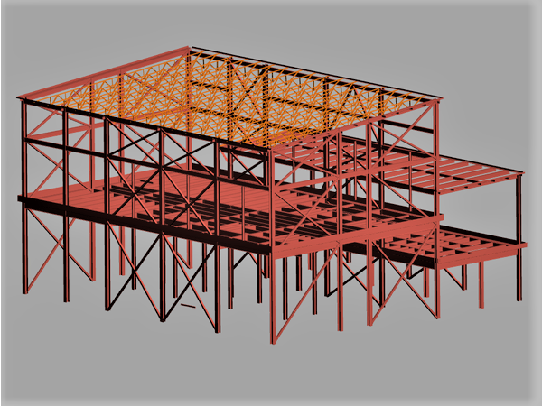 Structure 3D Model 3D Modeling & Detailing Services